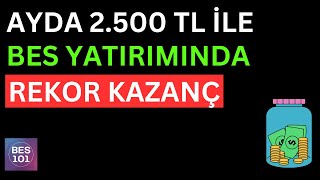 AYDA 2500 TL İLE BES SÖZLEŞMESİNDE REKOR GETİRİ  Bireysel Emeklilik Yatırım Motivasyon [upl. by Attenal]