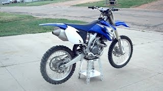 2007 Yamaha YZ 250F  Walk Around  Start Up [upl. by Hullda]