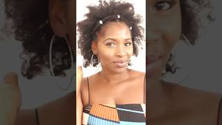 Headband Afro rubber band hairstyle naturalhair rubberbandhairstyle hairstyle [upl. by Eilsew216]