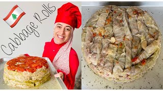 The BEST Lebanese Stuffed Cabbage Rolls with Meat amp Rice  All u need to know to cook it like a Pro [upl. by Aihpledalihp]