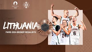 LITHUANIA  3x3 BASKETBALL PARIS 2024 OLYMPIC BRONZE MEDALISTS  MIXTAPE [upl. by Baoj]