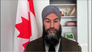 NDP Leader Jagmeet Singh discusses partys opposition day motion – March 22 2021 [upl. by Nolan268]