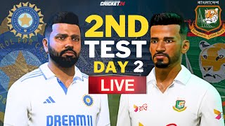 India vs Bangladesh 2024 2nd Test Match Day 2  Cricket 24 Live  Shree Gamerz [upl. by Gorrono]