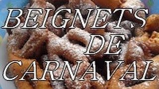 recette facile des beignets de carnaval ou bugnes  bombolino di carnavale [upl. by Clementius228]