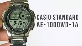 Casio Standard AE1000WD1A  Unboxing [upl. by Laud]