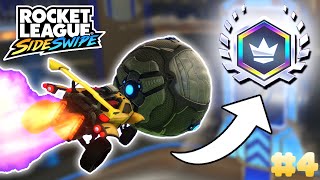 Rocket league SideSwipe Road To Gc 4  Playing against the top 1s player [upl. by Llennaj]