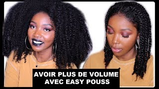 Avoir plus de VOLUME avec Easy Pouss I MON AFRO BOUCLÉ [upl. by Bartko]