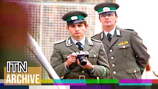 Last Days of East Berlin Tense Footage of Protests at Checkpoint Charlie and Berlin Wall 1989 [upl. by Gladine210]