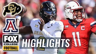 Colorado Buffaloes vs Arizona Wildcats Highlights  FOX College Football [upl. by Ssitnerp]