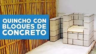 ¿Cómo hacer un quincho con bloques de concreto [upl. by Wendell]