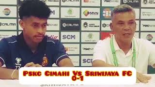 PSKC Cimahi Vs Sriwijaya FC 01 SFC Lolos Dari Jurang Degradasi [upl. by Amyaj901]