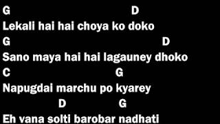 Lekali Choya Ko Doko Unplugged Cover with Guitar Chords amp Lyrics [upl. by Liebman]