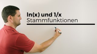 Lnx und 1x und ihre Stammfunktionen Logarithmusfunktion  Mathe by Daniel Jung [upl. by Ahsino203]