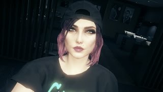 Pretty Female Character Creation GTA 5 Next Gen Xbox One TALIA [upl. by Aettam]