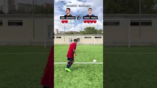 Crossball challenge vs Ferran Torres shorts [upl. by Rehtaef]