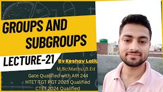 Groups and Subgroups21 for CSIR NET IIT JAM TIFR NBHM BSc MSC UPSC Optional [upl. by Danielle]