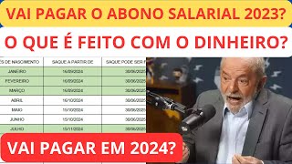 ABONO SALARIAL 2023 Previsão De Pagamento Do PISPASEP Em 2024  Por Que O Governo Ainda Não Pagou [upl. by Betthezul]