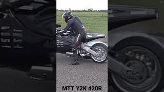 MTT Y2K 420R checksoundhelicoptersound😱bikelover 🔥🔥 [upl. by Emerej]