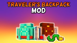 Minecraft TRAVELERS BACKPACK MOD  Minecraft Mods Showcase 119 [upl. by Nilrev]