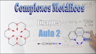 Complexos Metálicos  Aula 2 Os Ligantes  Propriedades Efeito Quelato e Efeito Macrociclo [upl. by Ahsetra]