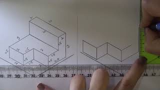 Teknik Resim 30 Konu Perspektif İzometrik Çizimi [upl. by Draillih]