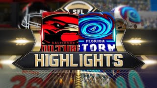 HIGHLIGHTS SFL Season 21 Week 1  Baltimore  Florida [upl. by Valerlan]