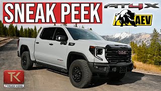 The GMC Sierra AT4X AEV Brings Luxury OffRoad  InDepth Walkaround [upl. by Asyla]