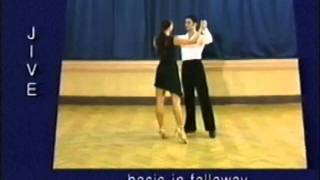 Jive dance steps 01 Basic in fallaway [upl. by Ais]