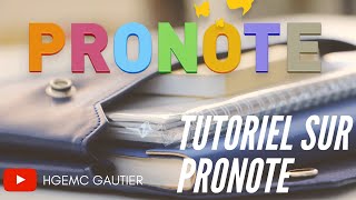 Tutoriel sur les QCM Pronote [upl. by Tartaglia]