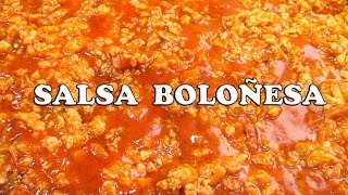 Cómo hacer Salsa Boloñesa [upl. by Atinob]