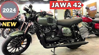 2024 New Jawa 42 22 Detail Review ✅New Updates On Road Price Feature [upl. by Allebram606]