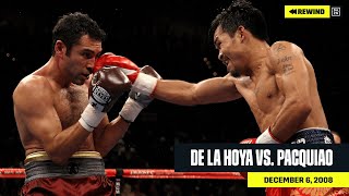 FULL FIGHT  Oscar De La Hoya vs Manny Pacquiao DAZN REWIND [upl. by Hoeg]