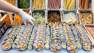 Best Korean Street Food STREET FOOD KOREA  My New Favorite Korean Food  김밥부터 만두까지 맛있는 한국음식 몰아보기 [upl. by Eydnarb]