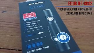 Review Senter JetBeam JetKO02 LED Flashlight [upl. by Agnew]