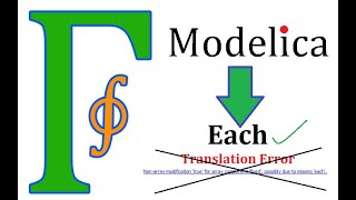 Introduction to Each in Modelica Issues and Use [upl. by Ahsiuqet]