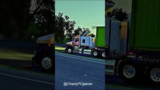 Kenworth T800 VS Kenworth T370  American Truck Simulator Shorts ats charlypcgamer [upl. by Muncey]