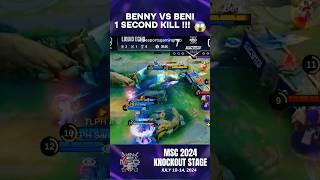 Ice cold Bennyqt 1 second kill  🥶 tlph vs fcon game 4 [upl. by Muriah]