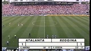 ATALANTAREGGINA 12 02062003 SPAREGGIO RITORNO PER LA PERMANENZA IN SERIE A [upl. by Llewkcor195]