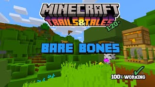 How to Download And Install BareBones Texture Pack on MCPE120 [upl. by Cohe]