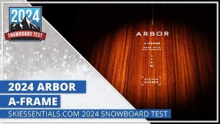 2024 Arbor AFrame  SkiEssentialscom Snowboard Test [upl. by Eelana]