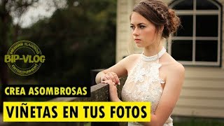 Truco para hacer VIÑETAS SORPRENDENTES en Photoshop  BipVlog [upl. by Ecinna]