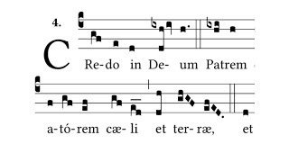 Credo in Deum  Gregorian Chant [upl. by Rap989]