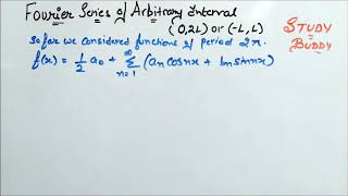 Fourier Series of Arbitrary Interval Function [upl. by Yehudit]