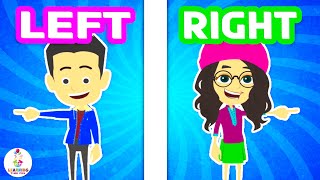 LEFT and RIGHT  The DIRECTIONS for KIDS  Easy Learning Videos for Toddlers [upl. by Pirzada336]