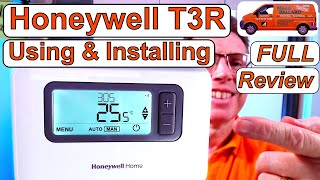 How to USE Program amp Install the Honeywell T3 amp T3R Including WiringUp Honeywell Home T3R Review [upl. by Sallee904]