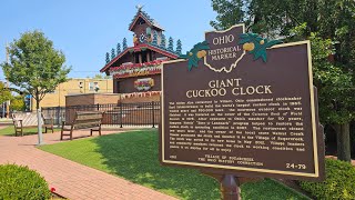 Worlds Largest Cuckoo Clock Sugarcreek Ohio 91424 [upl. by Trillby]