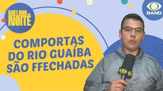 Porto Alegre risco de inundação faz prefeitura fechar comportas do Guaíba [upl. by Aihseya771]