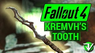 FALLOUT 4 How To Get KREMVH’S TOOTH Machete in Fallout 4 Unique Weapon Guide [upl. by Farrah]