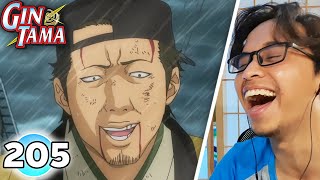 KONDO SUFFERING FOR 15 MINUTES STRAIGHT  Gintama Episode 205 Reaction [upl. by Boyden]