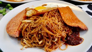 The Easiest Fried Beehoon  Rice Noodle Recipe Ever 经济米粉 Singapore Chinese Vermicelli • Bihun [upl. by Tower374]